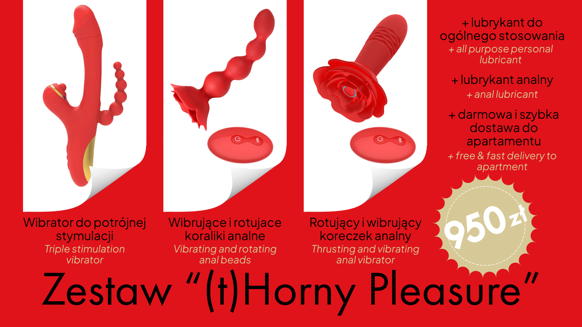 Zestaw “tHorny Pleasure”